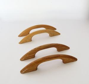 Poignée de meuble en bois massif artisanale, tirette de tiroir, poignée de porte d'armoire de cuisine, quincaillerie décorative en bois pour armoire - Product Image 3