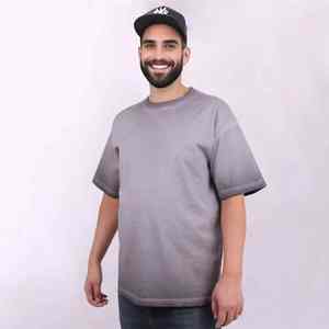 Camiseta Deportiva de Algodón Grueso para Hombre, Estilo Urbano, para Gimnasio y Entrenamiento, con Estampado DTG Personalizado, Hombros Caídos, Corte Holgado, Moda Atlética - Product Image 5