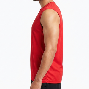 เสื้อกล้ามออกกำลังกายผู้ชาย OEM แบบไม่มีแขน สวมใส่สบาย เหมาะสำหรับวิ่ง ฟิตเนส ฝึกซ้อม น้ำหนักเบา ระบายเหงื่อได้ดี - Product Image 5