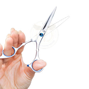 High Quality Stainless Steel <b>Barber</b> Scissors <b>Set</b> Professional Hair Cutting Thinning Salon Shears Kit Lightweight for Grooming - Product Image 4