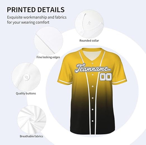 เสื้อเบสบอลแฟชั่นคุณภาพสูง ผลิตจากโรงงาน รุ่นใหม่ปี 2026 สำหรับทุกเพศทุกวัย ขนาดสั่งทำได้ ผ้าฝ้ายออร์แกนิค 100% แห้งเร็ว - Product Image 6