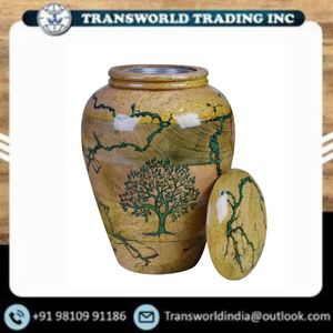 Eco Friendly Handmade Wooden Urn <b>Box</b> for Human Ashes Luxury Memorial Cremation <b>Keepsake</b> Funeral Decor Adult Wooden Urn - Product Image 3