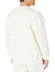Ensemble de sweat-shirt à col rond pour homme, couleur unie, pantalon de jogging en molleton, 2 pièces, tenue d'automne, style décontracté - Product Image 3
