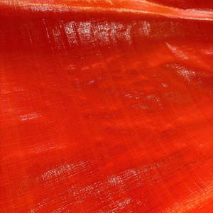 Bâche en plastique PE robuste bleue/orange, haute durabilité, grande capacité, options de taille, options de couleur, utilisations multiples - Product Image 6