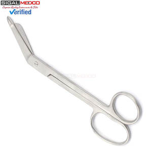 Ciseaux à pansements Lister à anneau unique, 8 pouces, en acier inoxydable, pour infirmières, médecins, techniciens médicaux et usage médical d'urgence - Product Image 2