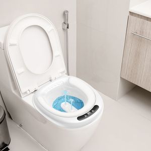 Dual Nozzles 3-Level Flow LED <b>Temperature</b> Monitor Rechargeable Electric Sitz Bath for Postnatal Rehabilitation <b>Instrument</b> - Product Image 4