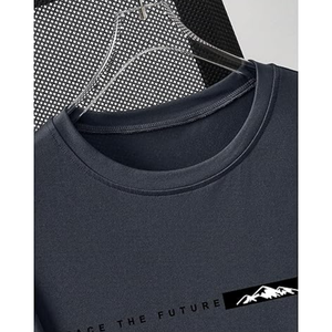 Camiseta informal de manga corta con bloques de color para hombre, cuello redondo, ligera, para verano - Product Image 4