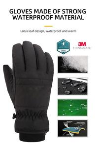 Gants d'hiver à écran tactile PRI pour hommes et femmes, gants thermiques chauds, gants de ski chauffants, imperméables, sports d'hiver en plein air, hiver frais - Product Image 4