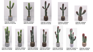 Realistico <span class=keywords><strong>Cactus</strong></span> artificiale in vaso Set Longstar fatto a mano finto <span class=keywords><strong>Cactus</strong></span> per la casa perfetto per lo Styling centrotavola ufficio giardino - Product Image 6