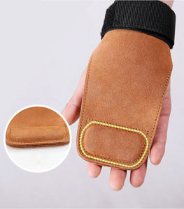 Leather Gymnastics Hand Grips <b>Weight</b> Lifting <b>Glove</b> Heavy Duty Straps for Cross <b>Training</b> - Product Image 5