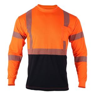 T-shirts de travail réfléchissants haute visibilité pour hommes, t-shirt réfléchissant à séchage rapide, t-shirt de sécurité - Product Image 2