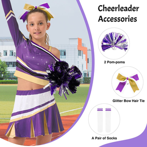 Women Cheerleading Uniform Professional Cheerleader Two Piece <b>Set</b> Custom Team Apparel OEM Private Label Manufacturer - Product Image 4