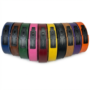 Ceinture de musculation robuste en cuir respirant avec boucle à levier, réglable, pour soutien et compression en entraînement de force (OEM/ODM) - Product Image 1