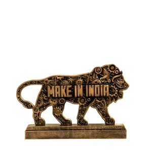 Sculpture en métal fabriquée en Inde - Product Image 1