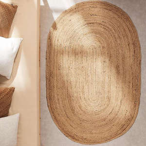 Alfombra de Yute Tejida Premium, Alfombra Rústica Natural para Piso, Base Antideslizante Duradera, Tamaño Personalizado, Venta al Por Mayor - Product Image 5