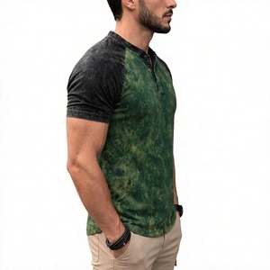 T-shirt surdimensionné vintage SPINE CRAFT en coton épais 100 %, coupe décontractée, délavage acide, noir, longueur longue, tricot léger en bambou, grande taille - Product Image 5