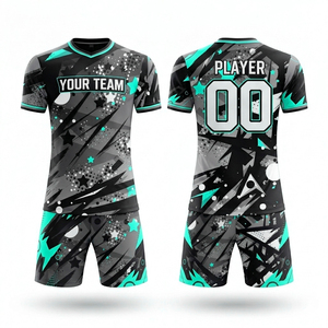 Maillots de football en gros respirants de haute qualité, en mesh, pour clubs, uniformes personnalisés - Product Image 4
