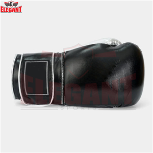 Gants de boxe en cuir PU de qualité supérieure, blanc et noir, avec protection en mousse multicouche, fabrication OEM ODM directe d'usine, logo personnalisé. - Product Image 5