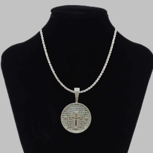 Pendentif Hip Hop en Diamant de Laboratoire Premium Plaqué Rhodium, Argent Sterling 925, Bijou Élégant et Sertie de Pierres pour Mariage, Fête Décontractée, Cadeau - Product Image 5