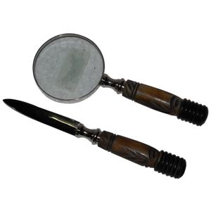 Antique Look Magnifying Bronze <b>Colour</b> Wholesale Eye Glass New Design 2025 Metal Vintage Design Indian Handicraft Good Quality - Product Image 1