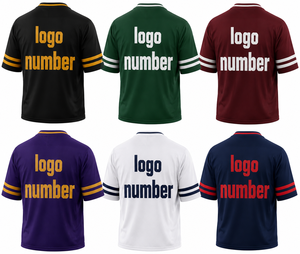 ลิงก์การชำระเงินแบบกำหนดเอง ส่วนต่างราคา ขายส่ง เสื้อฟุตบอลแขนสั้นไซส์ใหญ่ 100% โพลีเอสเตอร์ - Product Image 3