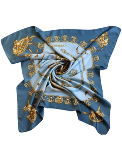 Tela de satén de lujo personalizada con estampado para bufandas, para promoción, publicidad y marketing de marcas europeas, israelíes e isleñas, OEM ODM - Product Image 2