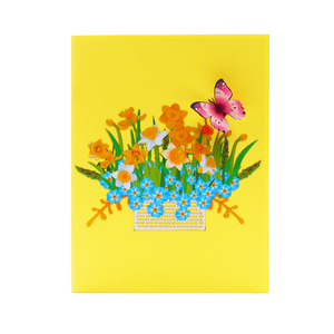 การ์ดป๊อปอัพ3D ม้าเดี่ยวสำหรับวันแม่งานแฮนด์เมดงานหัตถกรรมยอดนิยมจากเวียดนามของขวัญและงานฝีมือตามสั่ง - Product Image 4