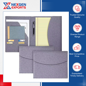 Carpeta de Presentación Multifuncional de Cuero PU de Estilo Vintage y Calidad Excepcional, Opción de Logotipo Personalizado, Pedido al por Mayor, Nexgen - Product Image 2