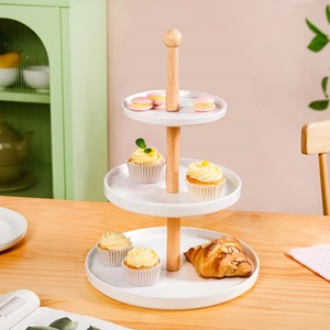 Soporte de cerámica premium para postres con acabado liso y esmaltado, construcción duradera, ideal para exhibir postres con elegancia y presentarlos en la mesa. - Product Image 6