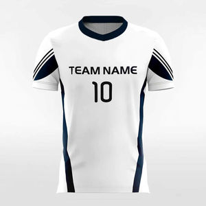 Maillot de football rétro personnalisé 2026 unisexe, uniforme de club authentique, maillot de foot court personnalisé pour homme, blanc et or, col en V - Product Image 3
