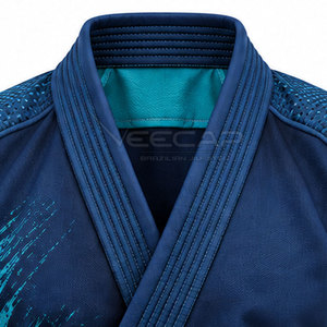 Uniforme de Karate, Ropa de Entrenamiento de Algodón Resistente, Top de Manga Larga con Pantalones a Juego para Uso en Escuelas de Artes Marciales - Product Image 6