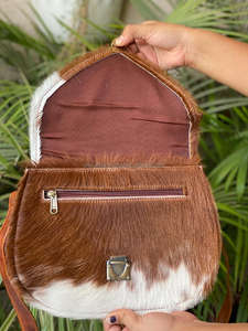 Bolso de cuero de vaca hecho a mano de nuevo diseñador, bolsos de hombro únicos para mujer, bolsos para ocultar el pelo, bolsos de mano para mujer - Product Image 5