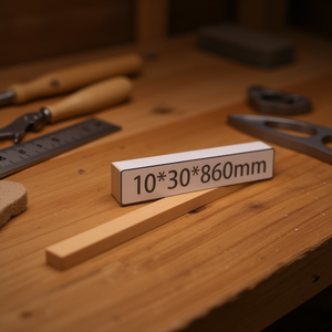 Listello di legno Ilan 10x30x860 mm per artigianato e progetti fai da te - Product Image 2