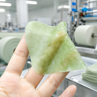 Almohadillas de Algodón de Doble Cara Y567, Color Verde Manzana, Sin Pelusas, para Desmaquillar y Aplicar Tónico, para el Cuidado Profesional de la Piel