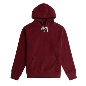 เสื้อฮู้ดดี้พิมพ์ลายตัวอักษรทรงโอเวอร์ไซส์สำหรับผู้ชาย แบบสั่งทำขายส่ง ผ้าฟลีซพรีเมียมสองชั้น มีฮู้ดแบบสวมหัว สไตล์สตรีทแวร์สำหรับฤดูใบไม้ร่วง ไซส์ S - Product Image 5
