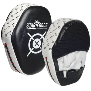 Custom Boxing <b>Focus</b> Mitts Leather Artificial Leather Coaching <b>Pads</b> MMA Kickboxing OEM Factory Supplier - Product Image 1