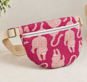 Pochette Cosmétique Rose Matelassée à Bandoulière avec Fermeture Éclair, Trousse de Maquillage Organisateur d'Épaule pour Voyages Quotidiens - Product Image 2