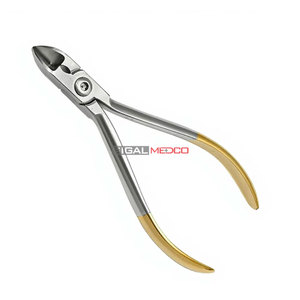 Premium Quality Manual Hard <b>Wire</b> Cutter Pliers Dental Orthodontic Instruments 15 Degree CVD Angled German Stainless Steel - Product Image 2