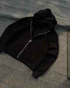 Ensemble de survêtement vintage streetwear personnalisé Nesta Sports pour homme, effet délavé, imprimé par pulvérisation, appliqué, brodé, avec sweat à capuche zippé - Product Image 2