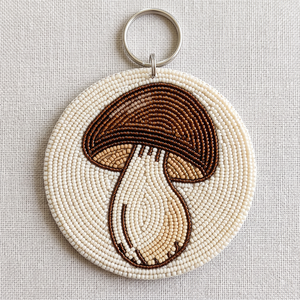 Magnifique porte-clés perlé fait main en perles de rocaille, breloque cadeau, joli porte-clés perlé en perles de rocaille, pendentif de sac fait main, cadeau - Product Image 1