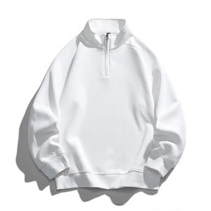 Sweat-shirt unisexe épais en coton 330 g/m², coupe oversize, col rond, personnalisable avec broderie, pour hommes - Product Image 2