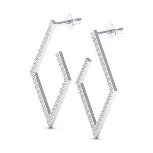 REYES – boucles d'oreilles en argent 925 de qualité supérieure, 0,85 ct, en Moissanite, pour femmes, Style Vintage, cadeau d'anniversaire, bijoux fins pour elle - Product Image 3