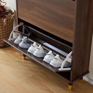 Armadio per Soggiorno con Cassetti, Ripiani e Asta Appendiabiti, Finitura Marrone - Product Image 6