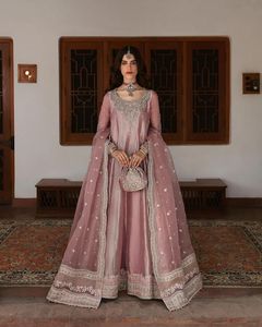 Traje de Vestir para Mujer, Color Rosa Claro, Bordado, Estilo Indio y Pakistaní, para Fiestas y Eventos Formales, Shalwar Kameez 2026 - Product Image 4