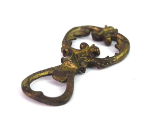 Vintage Ornate Brass Bottle Opener Decorative Floral Design Handcrafted Beer Opener Antique Style <b>Bar</b> <b>Tool</b> For Home <b>Bar</b> And Rest - Product Image 6