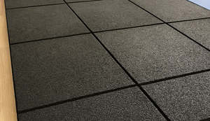 Carrelage en caoutchouc noir Unifit Premium 10 mm - Product Image 4