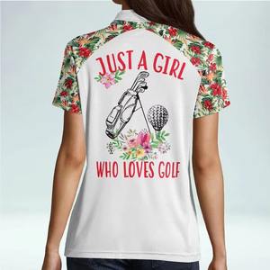 Polo informal para mujer con cuello y puños a rayas, polo de golf para mujer, manga corta que absorbe la humedad - Product Image 4