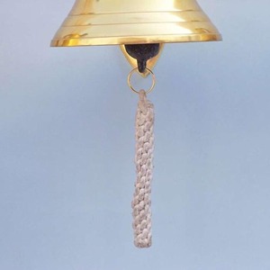 Cloche en laiton pur, finition de qualité supérieure, idéale pour la décoration nautique, des maisons, des temples, des jardins, de l'extérieur et comme cadeau. - Product Image 2