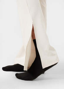 High Waist Full Length <b>Flared</b> Leg Yoga <b>Leggings</b> Plus Size Spandex Cotton Elastic Waist Women Pants Solid Color Simple Style - Product Image 4