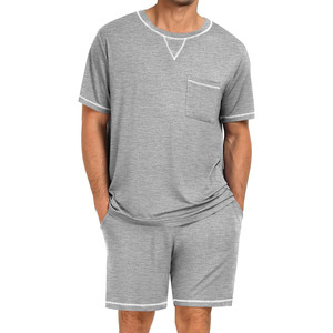 Custom Logo Casual <b>Thermal</b> Two Piece <b>Set</b> <b>Men's</b> Summer Shorts Breathable Quick Dry <b>Men</b> Summer <b>set</b> - Product Image 1